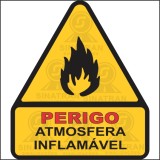  Perigo- Atmosfera inﬂamável 